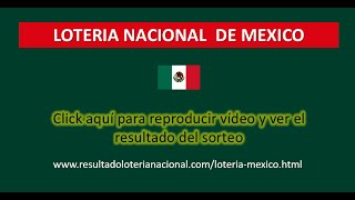 RESULTADO SORTEO ESPECIAL 178  LOTERIA NACIONAL MEXICO 11 DE DICIEMBRE [upl. by Ingham]