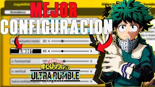 💥​ESTA es LA MEJOR CONFIGURACION de SENSIBILIDAD en MY HERO ULTRA RUMBLE 💥​ 🎮​CONSOLA Y PC💻​ [upl. by Arev827]