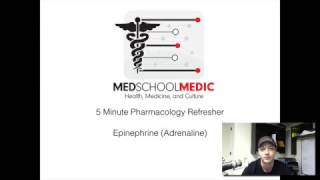 5 minute refresher Epinephrine [upl. by Soule]