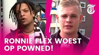 Boze Ronnie Flex haalt uit naar PowNedverslaggever [upl. by Benjie]