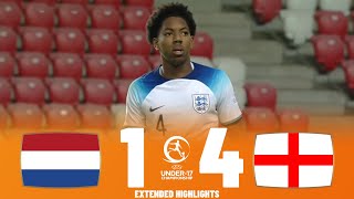 England vs Netherlands  Highlights  U17 European Championship 21052023 [upl. by Sauncho897]