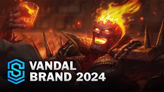 Vandal Brand Skin Spotlight  League of Legends [upl. by Adikam131]