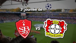 Stade Brestois  Bayer Lerverkusen  Lambiance de feu au Roudourou  stadebrestois29 ldc sb29 [upl. by Flita]