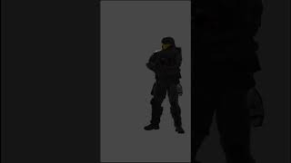 ODST and Muzzle flash fx animation test  Halo 3 ODST blender animation [upl. by Aluap640]