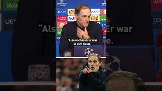 Tuchel von ReporterFrage genervt quotKeine Ahnungquot [upl. by Elephus820]