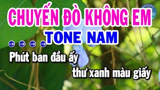 Karaoke Chuyến Đò Không Em Tone Nam Nhạc Sống Mới Dễ Hát Nhất  Karaoke Đệ Nhất [upl. by Anitsirhcairam]