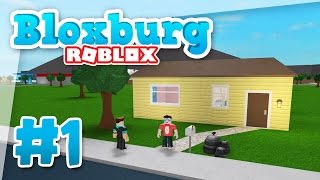 Bloxburg 1  BRAND NEW HOME Roblox Welcome to Bloxburg [upl. by Sherburn689]