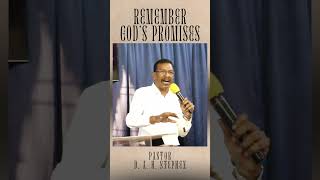 Remember Gods Promises  Pastor DAH Stephen  ncbpm [upl. by Zimmer614]