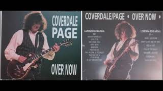 Led Zeppelin 182 LONDON REHEARSAL Coverdale Page [upl. by Eiroj]