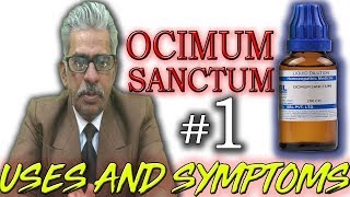 Ocimum Sanctum in Hindi Part 1  Uses amp Symptoms by Dr P S Tiwari [upl. by Rona614]