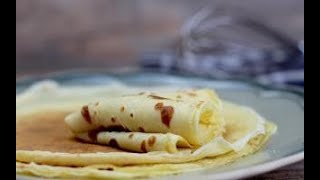 Pâte à crêpes ultra légère  CroqKilos [upl. by Gnurt750]