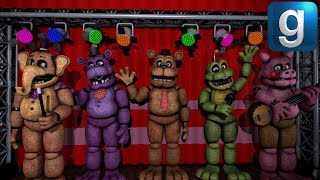 Gmod FNAF  New Mediocre Melodies FNAF 1 Style Models [upl. by Jarin]