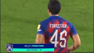 Goal 01 Fernando Forestieri  Terengganu Vs JDT  Liga Super 2023 [upl. by Masha]