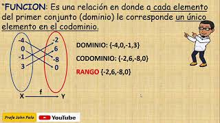 RELACIONES Y FUNCIONES [upl. by Aryam994]