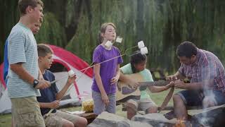 Chanson pour enfant Au camping [upl. by Oivat18]