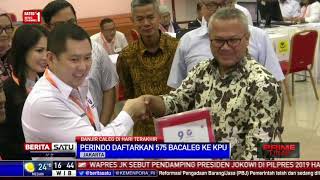 Ketum Perindo Hary Tanoe Pimpin Pendaftaran Caleg DPR [upl. by Llertal558]