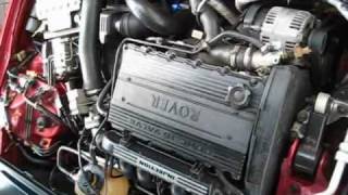 Dump Valve Vs no Dump Valve Rover T16 Turbo [upl. by Hanselka]