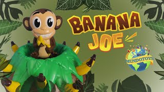 Banana Joe Juego Goliath Monito Saltarín Jugando con Bebé llorón Banana Blast [upl. by Reivilo78]