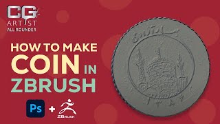 COIN IN ZBRUSH [upl. by Adarbil786]