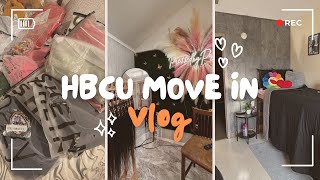 HBCU COLLEGE MOVE IN DAY VLOG claflin university  room tour hair appointment move in  more [upl. by Erodaeht539]