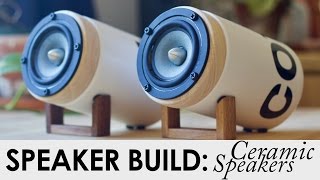 Ceramic Speakers  FREE BUILD PLANS  DIY Speaker Build [upl. by Nnil]