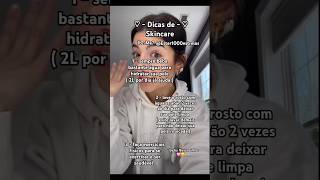 Dicas de Skincare😊🌸viralvideofatosflopanaorumoaos4k [upl. by Wilkinson]