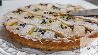 crostata di ricotta e gocce di cioccolato Facile e buonissima [upl. by Koblas]