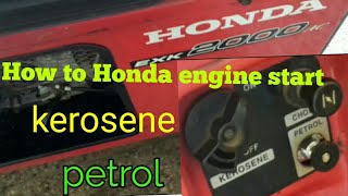 How to Honda generator engine start [upl. by Gruver]