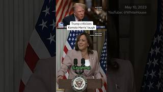 Trump criticizes Kamala Harris laugh [upl. by Jose]