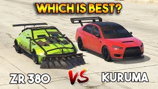 GTA 5 ONLINE  ZR 380 VS KURUMA ARMORED WHICH IS BEST [upl. by Vashtia70]