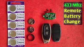 433 Mhz Remote Battery Changing tutorial Bangla [upl. by Bunker]