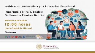 Webinario Autoestima y la Educación Emocional [upl. by Johen240]