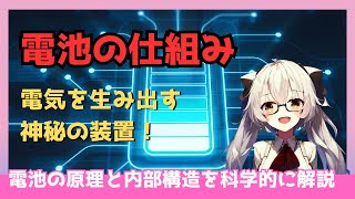 【科学解説】電池の仕組み 電池の原理と内部構造を科学的に解説 [upl. by Ila]