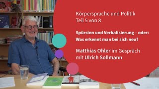 Spürsinn und Verbalisierung – oder Was erkennt man bei sich neu – Körpersprache und Politik [upl. by Marti296]