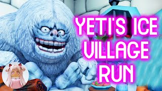 YETIS ICE VILLAGE RUN 🧊 FIRST PERSON OBBY Roblox Gameplay Walkthrough No Death 4K [upl. by Ellata222]