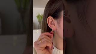 My Ear Piercings  Assolari Cartilage Earrings amp Ear Piercings [upl. by Seroka496]