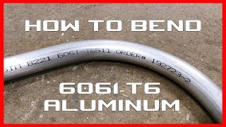 How to bend 6061 t6511 Aluminum RMW Vlog  134 [upl. by Dieter]