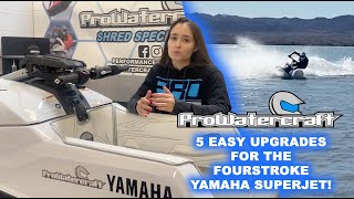 First 5 Upgrades for your Yamaha fourstroke SuperJet [upl. by Nickles]