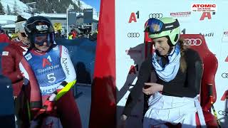 AUDI FIS Ski World Cup  womens SuperG  Altenmarkt  Zauchensee AUT Jan 12 2024 [upl. by Ullman]