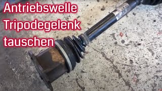 Gleichlaufgelenk Tripodegelenk wechseln Audi A4 B6 Problem mit Ruckeln beim Beschleunigen gelöst [upl. by Acalia]