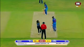 Dhoni vs Malinga  Ms Dhoni vs Malinga 98m Six ❤️‍🔥  Ms Dhoni best helicopter shot  Ind vs SL 😀 [upl. by Mani]