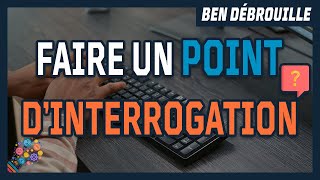 Comment faire un point d’interrogation sur le clavier d’un ordinateur [upl. by Sirtimed216]