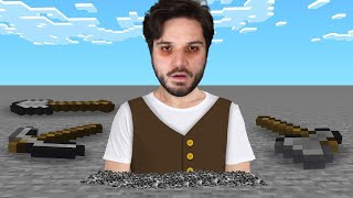 COMO EU SOBREVIVI POR 7 DIAS NUM PLANETA INTEIRO DE PEDRA NO MINECRAFT [upl. by Gurtner]