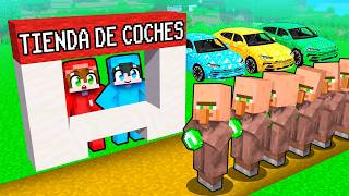 Abrí una TIENDA de COCHES en Minecraft [upl. by Esyned206]