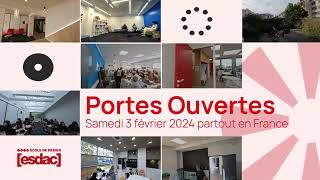 Portes Ouvertes ESDAC  Ecole de Design [upl. by Lebazej]