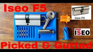 Iseo F5 euro profile lock picked and gutted [upl. by Oiuqise]