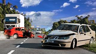 BeamNG Drive  Realistic Car Crashes 8 [upl. by Netneuq]