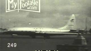 1949 British Bristol Brabazon Aircraft is Inspected and Takes Off [upl. by Maegan]