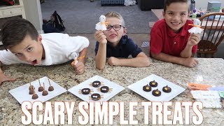 EASY HALLOWEEN TREATS FOR KIDS  FUN SPOOKY TREATS TO MAKE WITH KIDS  FAMILY HALLOWEEN ACTIVITIES [upl. by Einra]