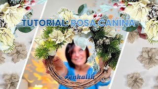 Tutorial Rosa canina Feltro glitter Stardust [upl. by Aihtnyc]